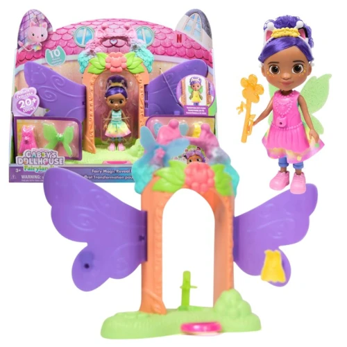 Căsuța Pisicii Gabi Set Păpușă Zână Gabi Transformare Zână Spin Master 3+