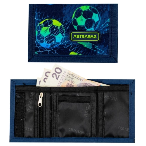 Astrabag Portofel Copii Portofel cu Arici pentru Copii Borsetă Football