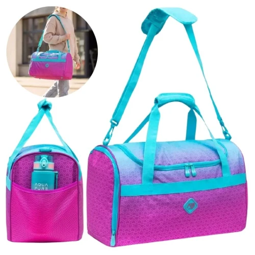 Astrabag Geantă Sportivă De Călătorie Spațioasă Pentru Sală WF Bazin Tineret Hexagon Mint Ombre