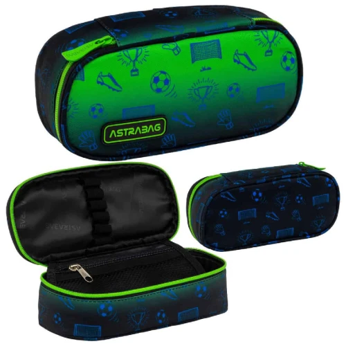 Astrabag Penar cu un singur compartiment Borseta Etui pentru rechizite școlare Ombra Football