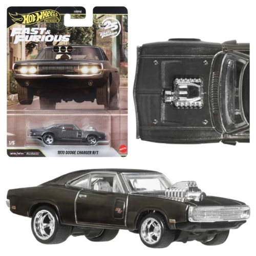 Hot Wheels Premium Fast & Furious Mașinuță Colecționabilă Mașinuță 1970 Dodge Charger R/T JHW74