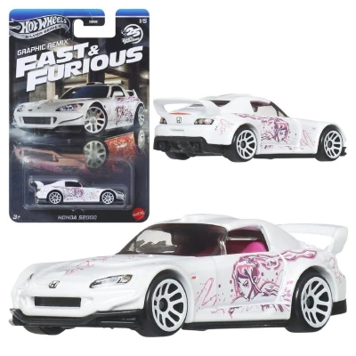 Hot Wheels Szybci și Furioși Fast & Furious Graphic Remix Mașinuță Model Honda S2000 1/5 JBY44