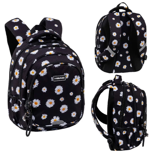Astrabag Rucsac Școlar Trei Compartimente Spațios Tineret Reflectorizant Ușor Head Daisy