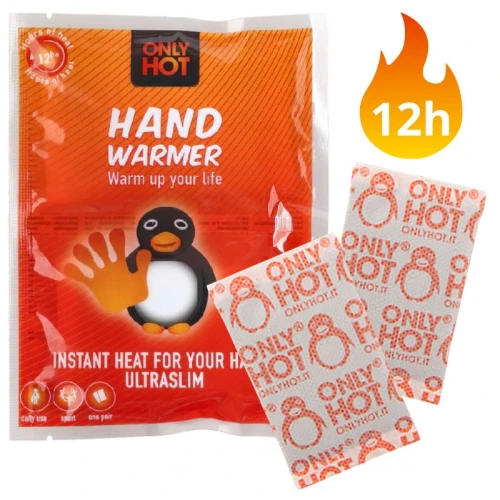 Only Hot Hand Warmer Încălzitoare pentru Mâini de Mână Turistice Incalzitoare Set 2 bucăți pentru Rucsac de Evacuare până la 12h