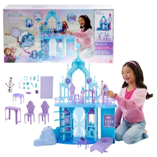 Castel Regatul de Gheață Palatul Magic de Gheață al Elsei Olaf Accesorii Mare Mattel JGG41