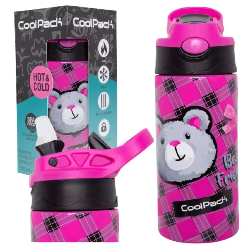 Sticlă Termică Din Oțel Inoxidabil Coolpack Buddy 350 ML Pentru Școală Pentru Copii