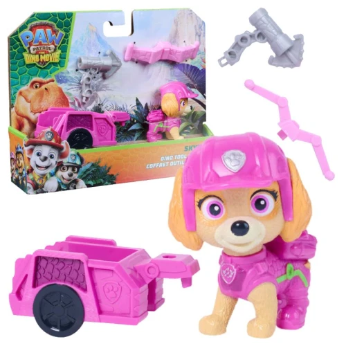 Psi Patrol I Dinozauri Dino Film Figurină Cu Remorcă + Accesorii Skye