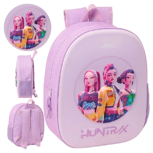Rucsac Școlar Safta Grădiniță K-pop Demon Hunters Vânătoarele de Demoni K-pop HUNTRIX Pentru Școală Spațios pentru Copii