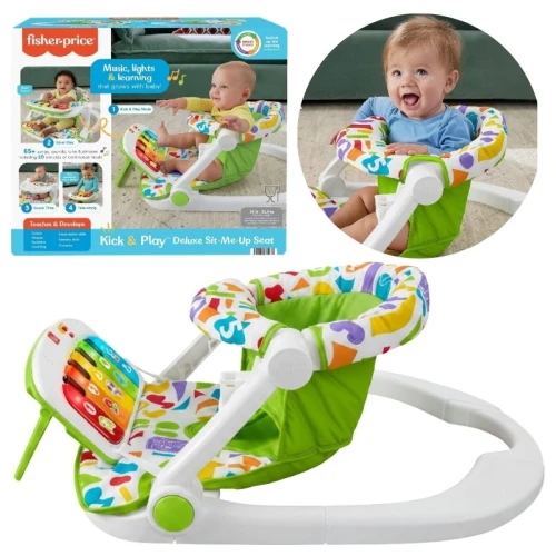Jucărie Interactivă Scaun cu Pian Fisher Price Scaun Educațional pentru Copii pentru Învățare