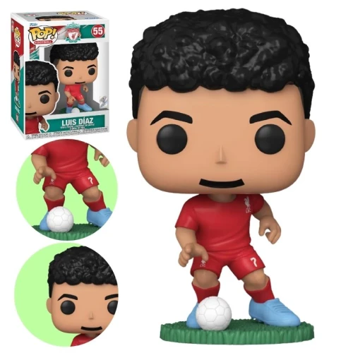 Figurină Funko Pop! Originală Liverpool Luis Diaz Figurină Colectabilă Pop