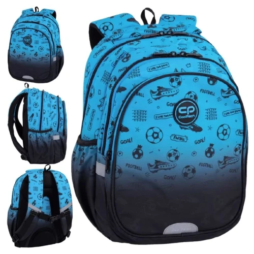 Rucsac Coolpack Jerry Game Over Gradient Blue Școlar Pentru Copii Spațios Pentru Școală