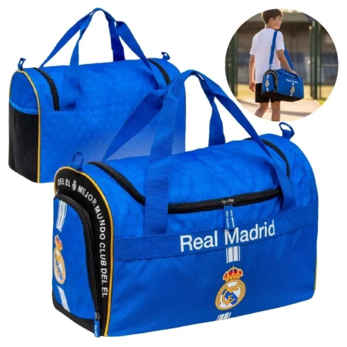 Geantă Sportivă Astra AstraBag De Călătorie Spațioasă Pentru Sală Educație Fizică Piscină Tineret Real Madrid