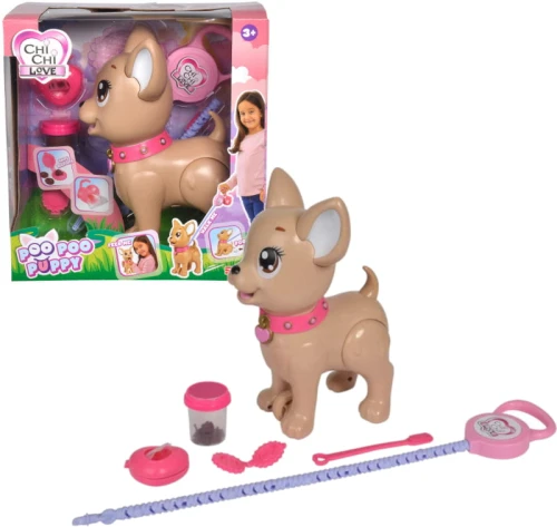 OUTLET! Simba Chi Chi Love Poo Poo Cățelușul Face Pipi + Accesorii 3+