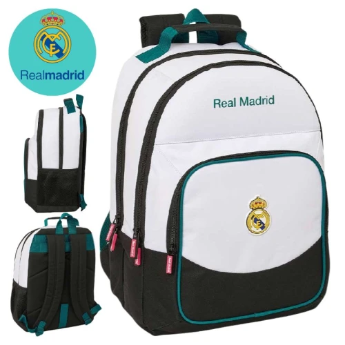 Rucsac Școlar Tineret Safta Real Madrid Real Madrid 26/27 Pentru Școală Sportiv Spațios Pentru Copii