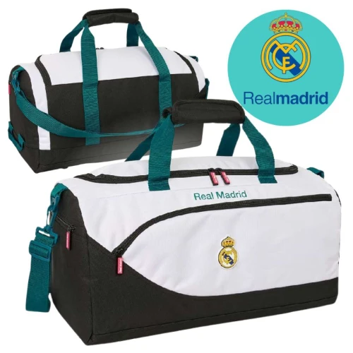 Geantă Sport Safta De Călătorie Spațioasă Pentru Sală Educație Fizică Piscină Tineret Real Madrid Real Madryt 31l