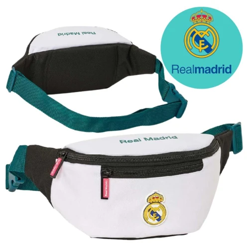 Borsetă Safta Real Madrid Real Madrid Borsetă Sac De Talie Sport Pentru Copii Pentru Fani
