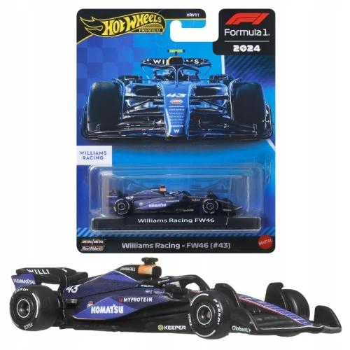 Hot Wheels Premium Race F1 Mașină de Colecție Williams Racing FW46 Team #43 JBM20