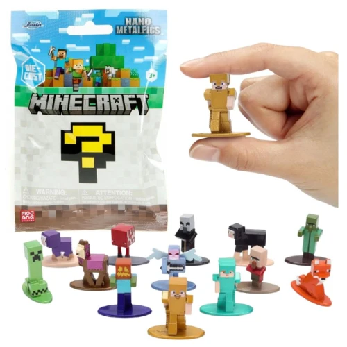 Jada Toys Minecraft Figurina Metalică 4cm Jucărie Mystery Box Surpriză