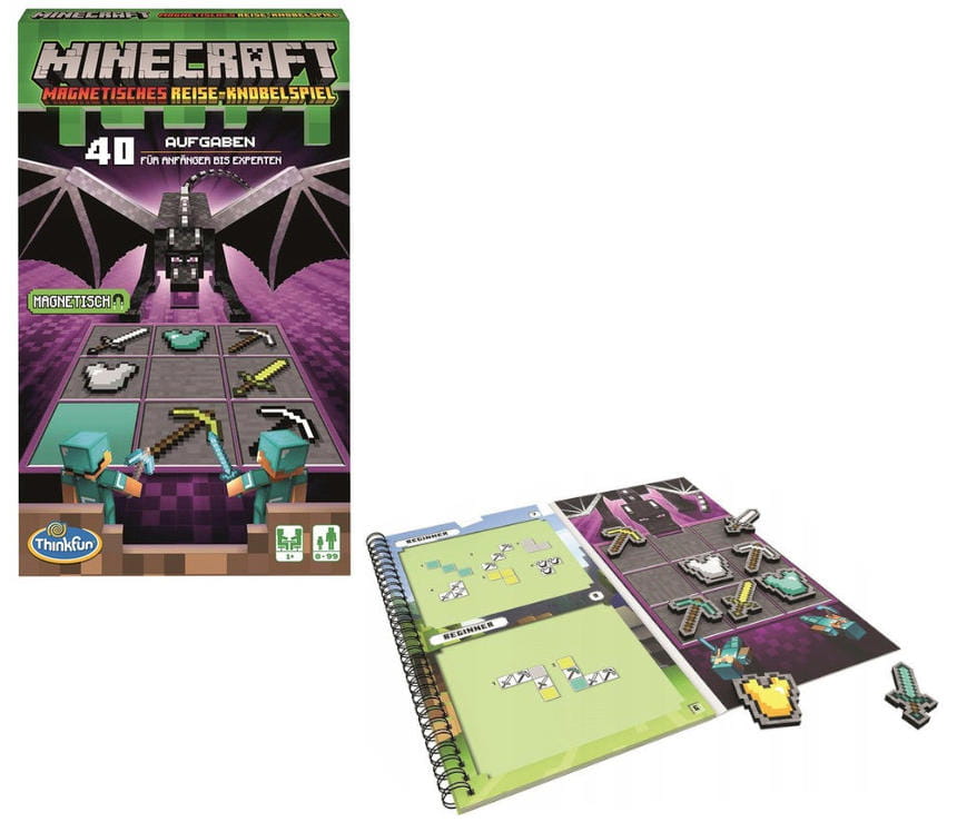 THINKFUN MINECRAFT PUZZLE MAGNETIC 8 ANI+