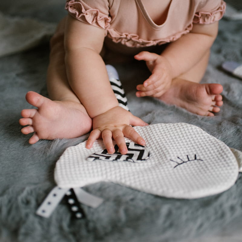 Babyono Zornăitor Sensory Plushă Little Birdie