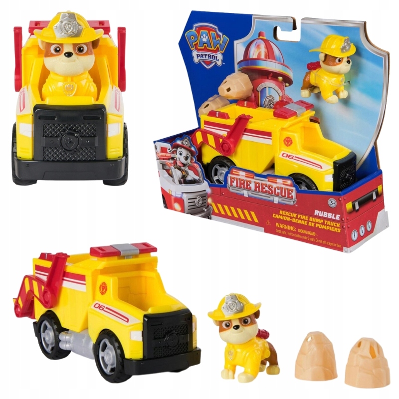 Spin Master Psi Patrol Mașină de Pompieri Rubble