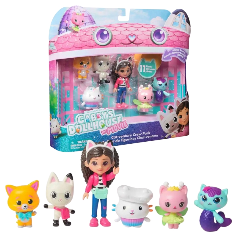 Casa pisicii Gabi - Set de figurine