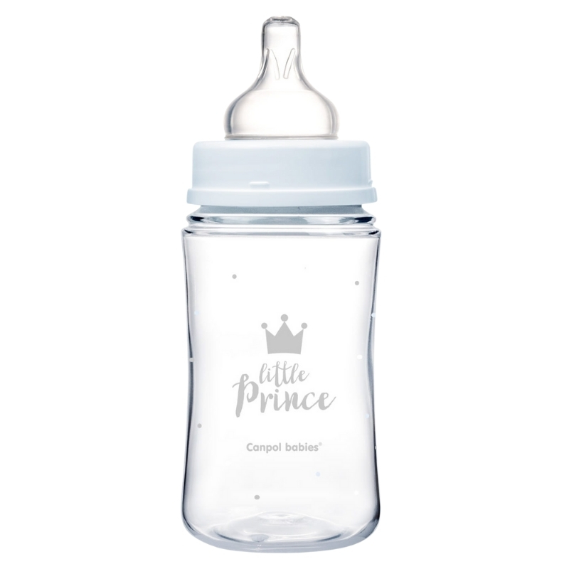 Canpol Babies Butelka Szeroka Antykolkowa 240ml Royal 3m+