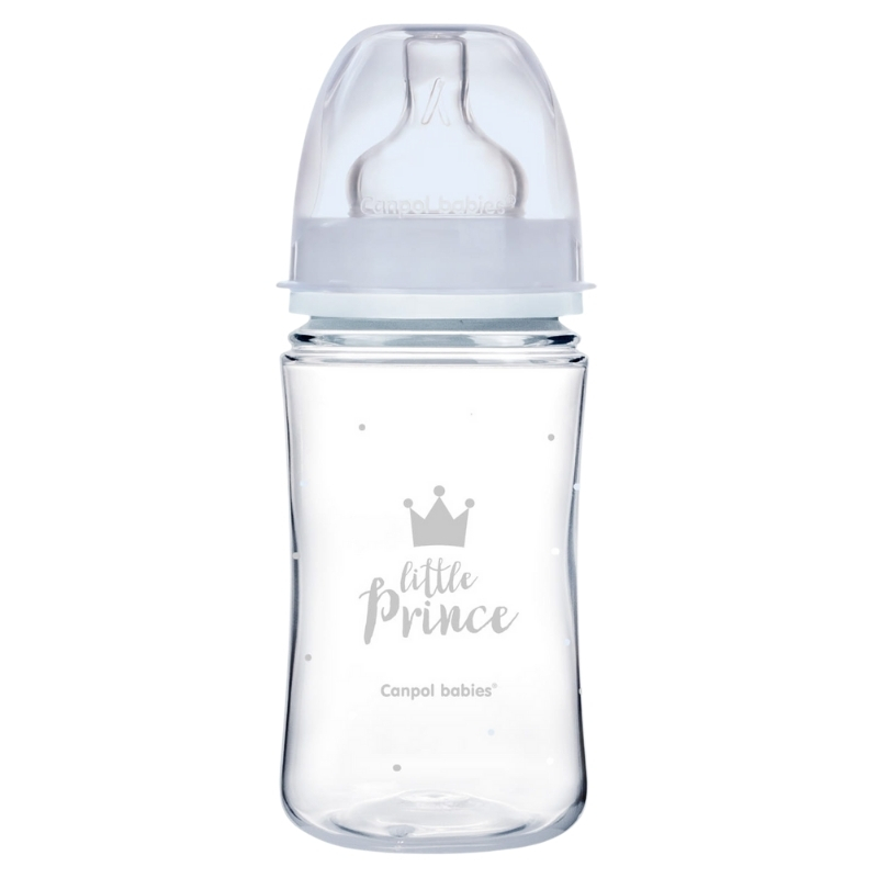 Canpol Babies Butelka Szeroka Antykolkowa 240ml Royal 3m+