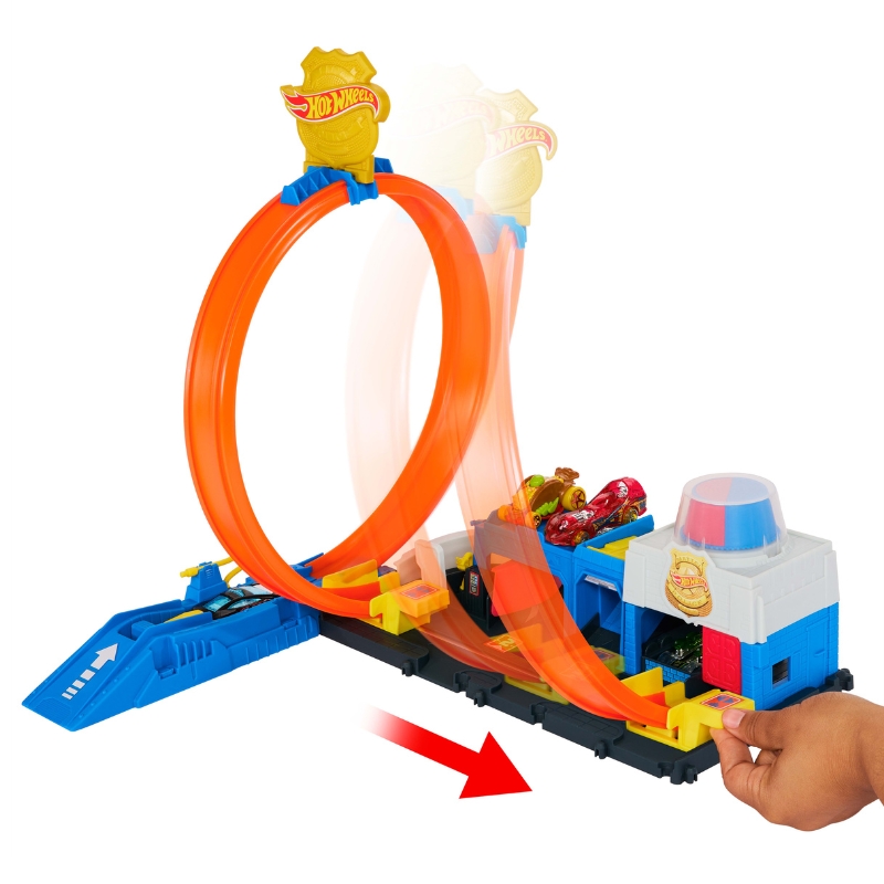 Hot Wheels City Setul Postului de Poliție Loop