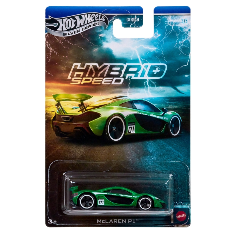 Hot Wheels Silver Series Hybrid Speed Autko McLaren P1 