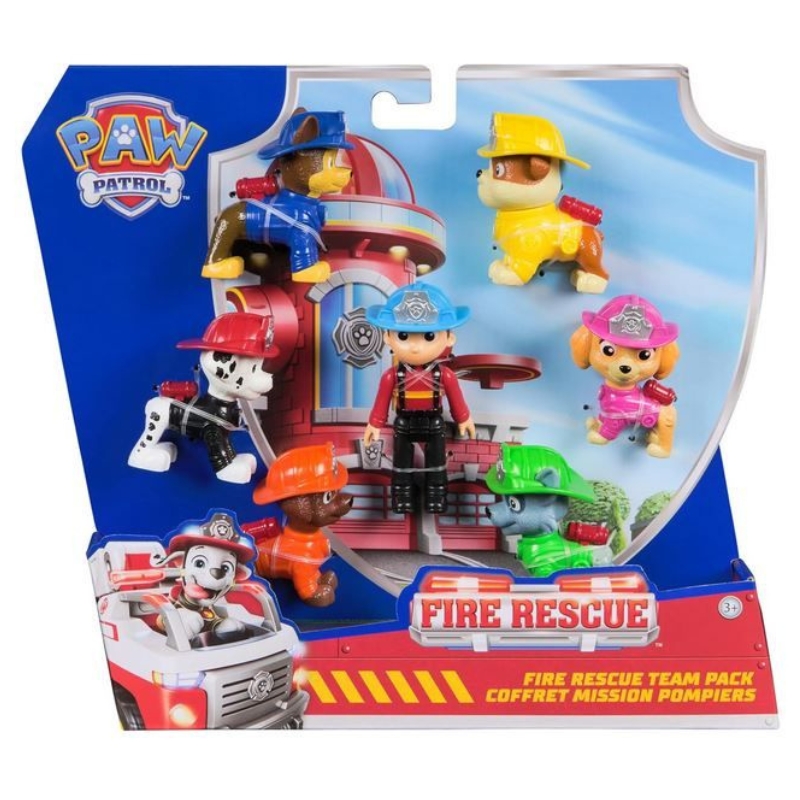 Psi Patrol Fire Rescue Set de 7 Figurine