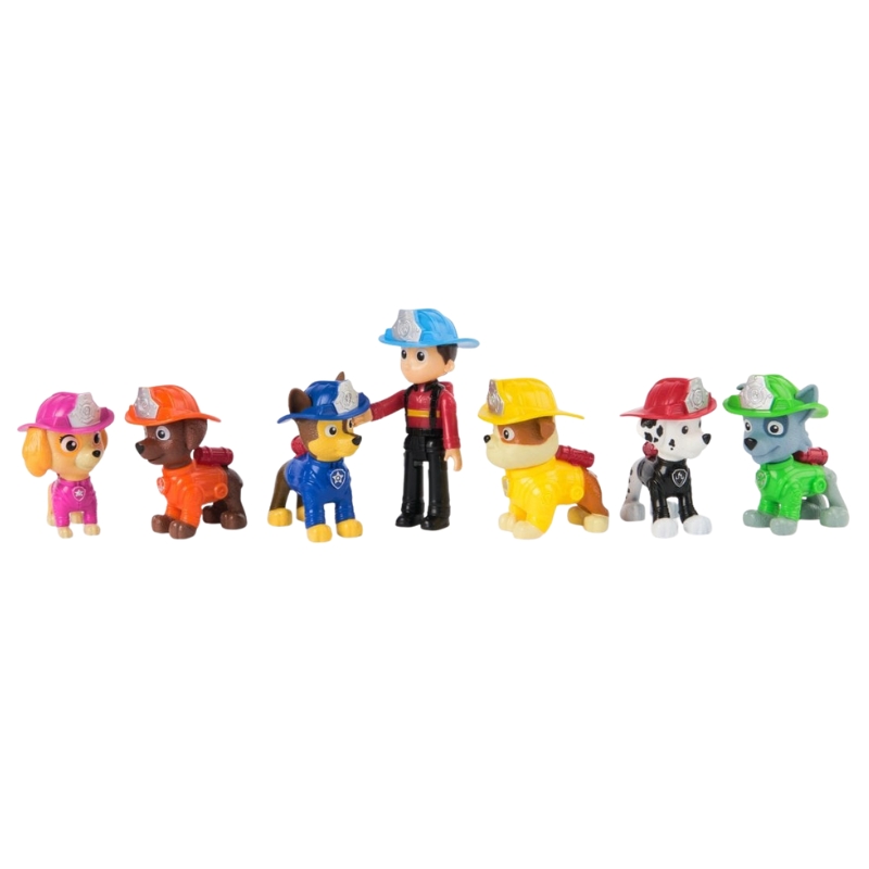 Psi Patrol Fire Rescue Set de 7 Figurine