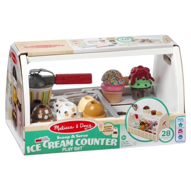 Set de Lemn pentru Joacă Scoop & Serve