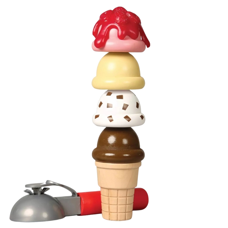 Set de Lemn pentru Joacă Scoop & Serve