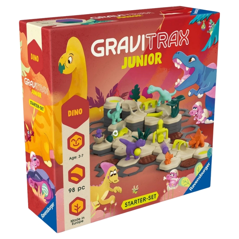 Gravitrax Pista cu Bile Set Starter Dinozauri