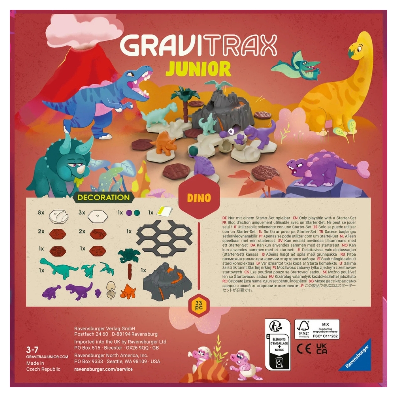 Gravitrax Pista cu Bile Set Completar Dinozauri