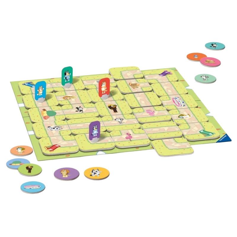 Ravensburger Gra Planszowa Labirynt Bluey