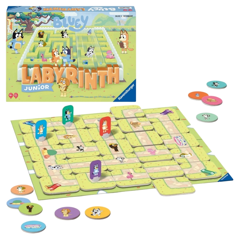 Ravensburger Gra Planszowa Labirynt Bluey