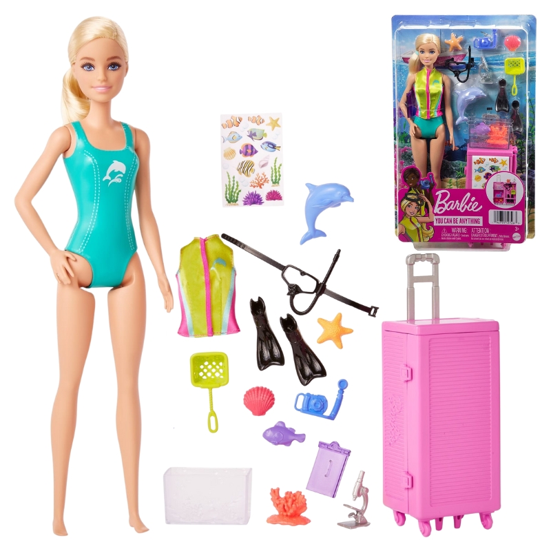 Barbie Carieră Păpușă Biolog Marin
