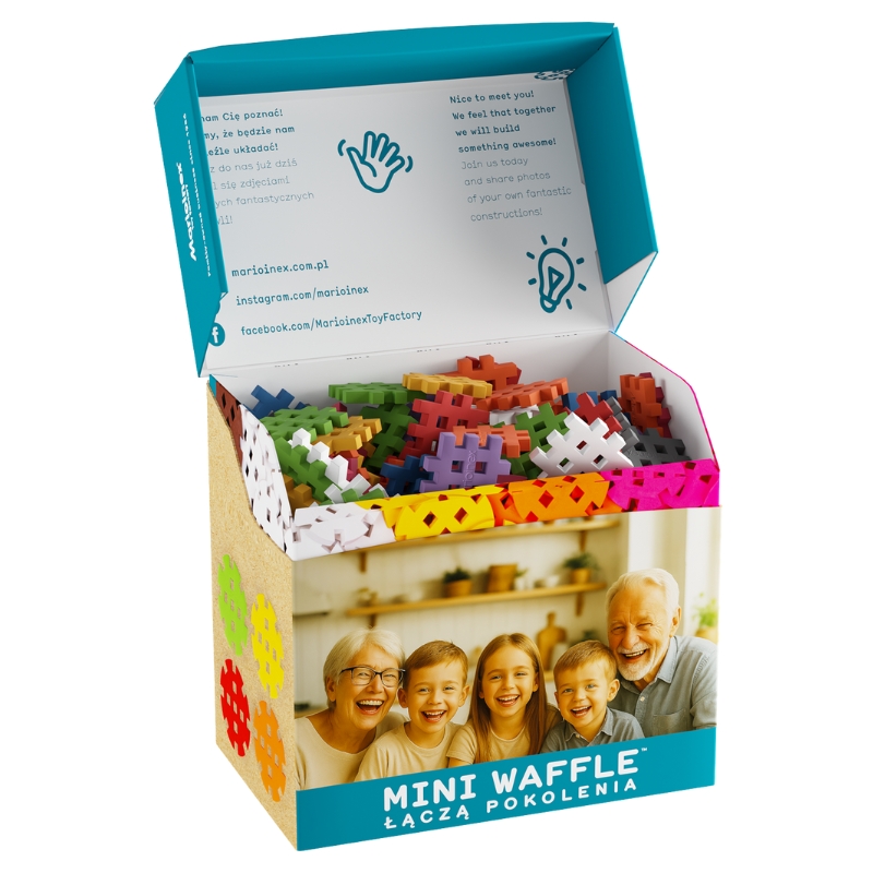 Marioinex Blocuri Mini Waffle Setul Seniorilor 200 Elemente
