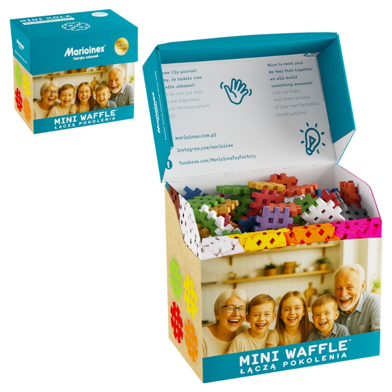 Marioinex Blocuri Mini Waffle Setul Seniorilor 200 Elemente