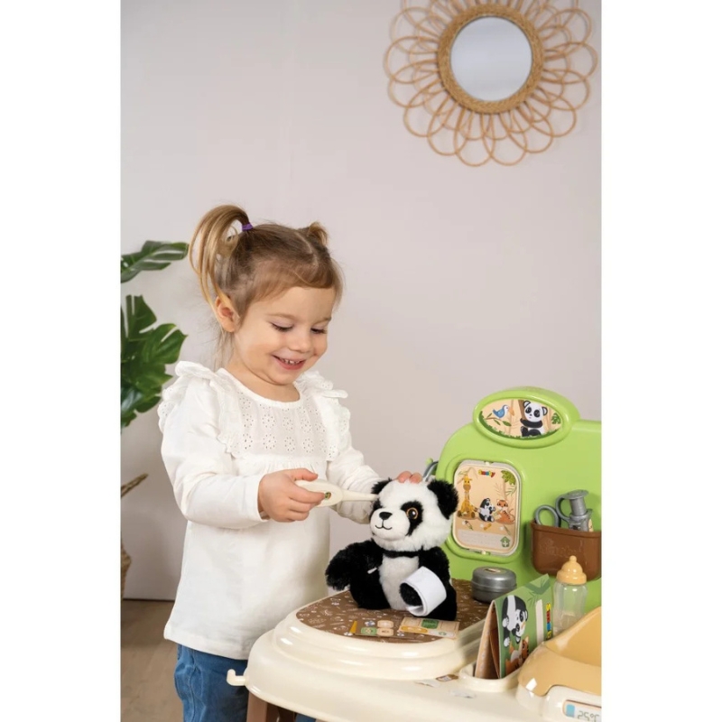 Centru de îngrijire a animalelor Veterinar Set cu Panda și Accesorii