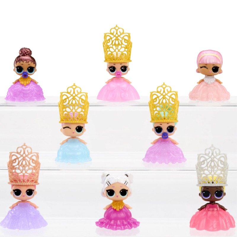 LOL Surprise Princess Baby Sisters Păpușa Surprise în bulă ceașcă