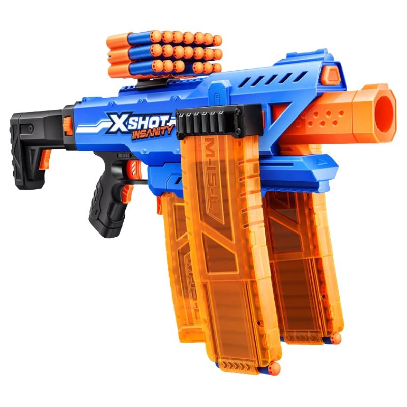 Zuru X-Shot Insanity Wyrzutnia Motorized Clip Mania