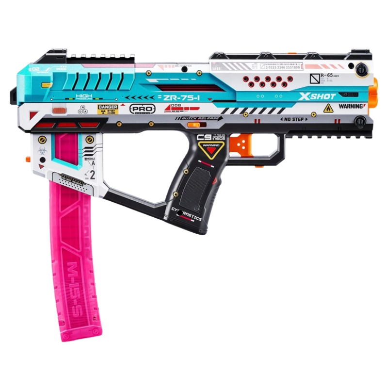 Zuru X-Shot Lanzator Skins PRO Fury-X + 40 Larguși 8+