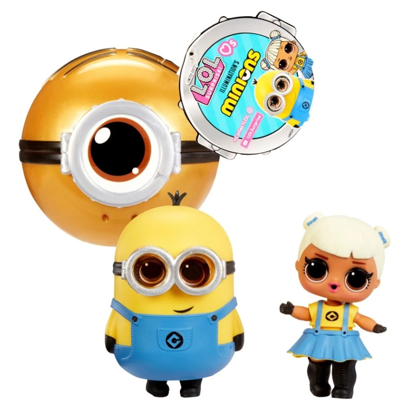 PAPUȘA LIMITATĂ L.O.L. SURPRISE LOVES MINIONS BILA SURPRIZĂ