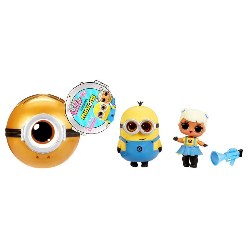 PAPUȘA LIMITATĂ L.O.L. SURPRISE LOVES MINIONS BILA SURPRIZĂ