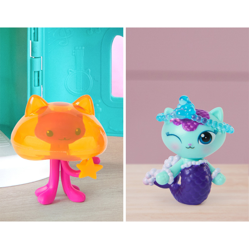Casa Pisicilor Gabi Set de 2 Figurine Mercat și Meduză + Accesorii 3+