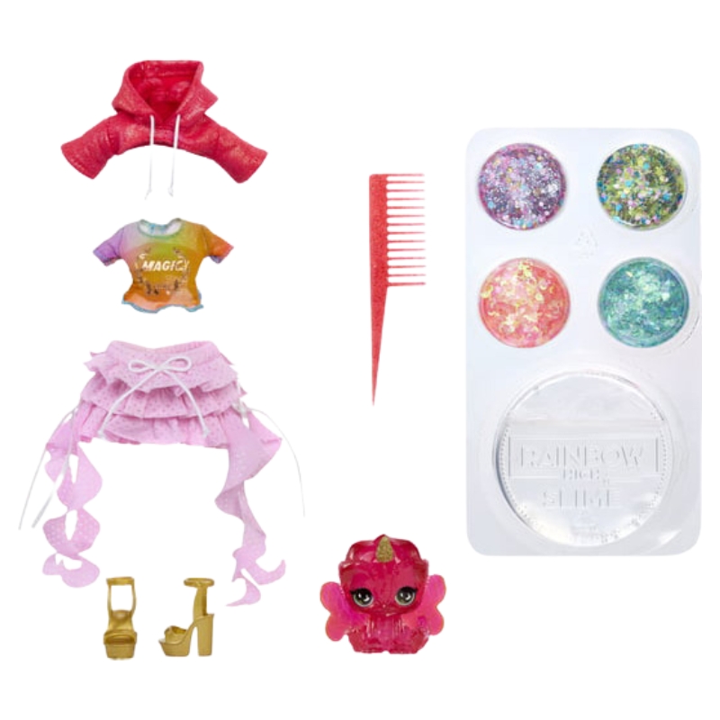 Rainbow High Shimmers & Slime Papusa Iris