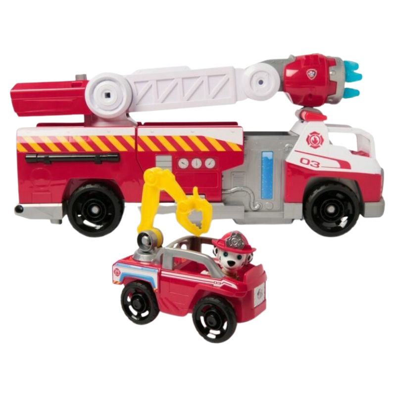 Psi Patrol Fire Rescue Camion de Pompieri 3+